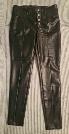 Pantalon similicuir taille haute Only M