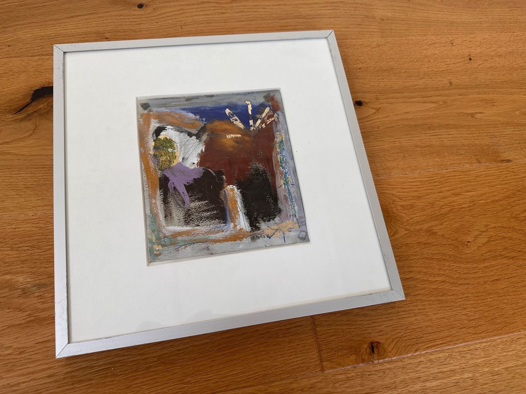 Dipinti: Original Mischtechnik / Gemälde von VERENA MERZ 1986 – Usato da St.Gallen venduto da opuszwei 1