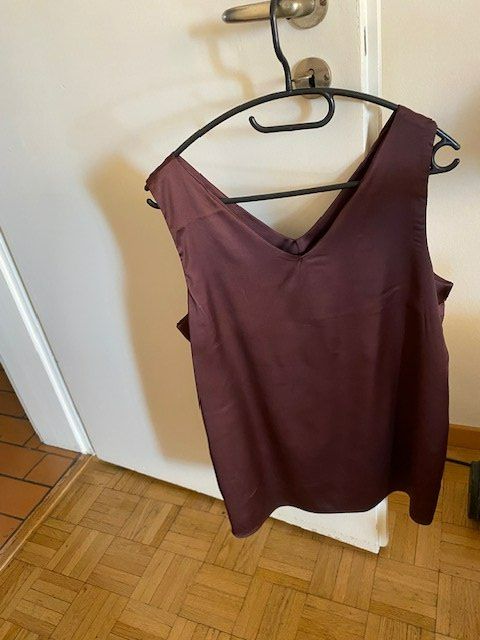 Tessuti: Top braun "wie Seide" – Nuovo (secondo la descrizione) da Zürich venduto da Berta016