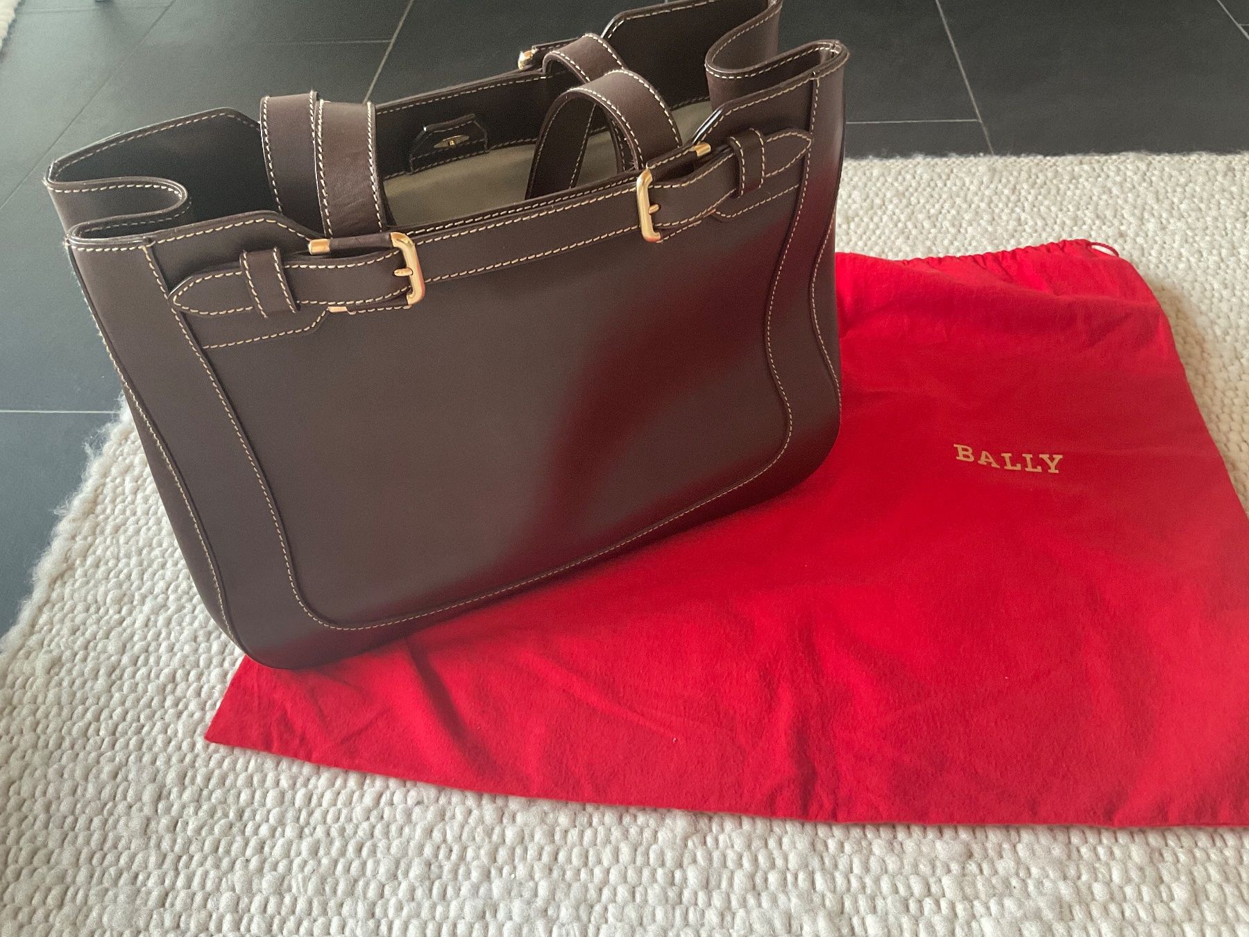 Bally Borse da donna: BALLY MASSIVE ECHT LEDER TASCHE MIT DUSTBAG – Nuovo e nell'imballaggio originale da Scuol venduto da Lotus2020 1