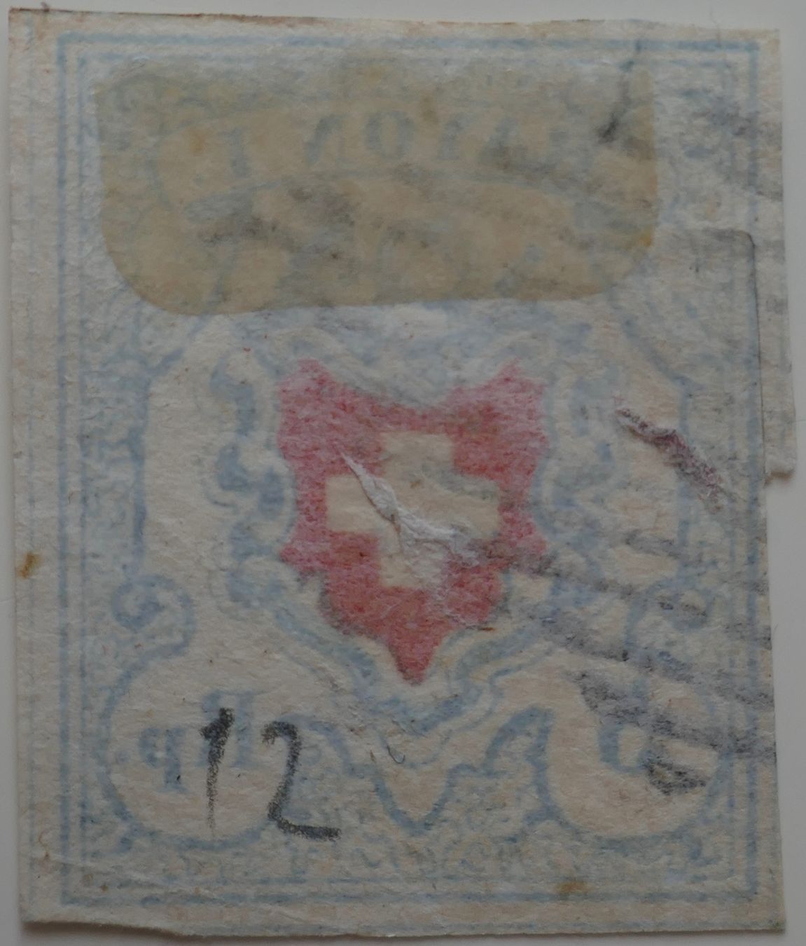 Alle Briefmarken: 1851 Rayon II SBK Nr. 17 Befund Eichele. – Gebraucht aus Möhlin von PHILABARTIS 2