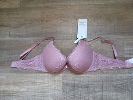 Hunkemöller BH Rosa Spitze Grösse 75D Neu mit Etikett