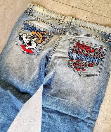 ICEBERG Jeans Bugs Bunny Gr. 28 Limited Edition