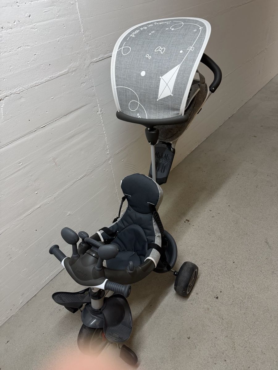 Smoby Veicoli per bambini: Smoby Dreirad Baby Driver Grau – Usato da Bassersdorf venduto da swiss8400 1