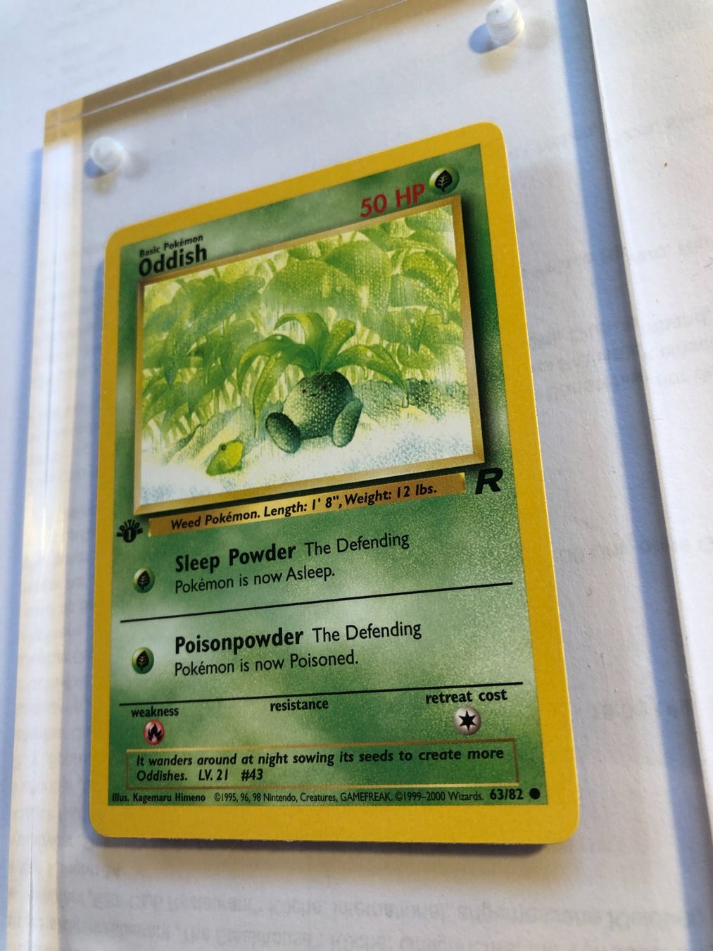 Cartes à collectionner: Oddish 1st Team Rocket - MINT - ab 1.- – D'occasion à Giubiasco par dan_pr8b 2