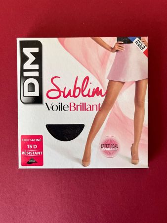 Strumpfhose Sublim Voile Brillant,  DIM, Gr. 3 Farbe Schwarz