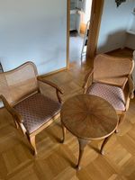 Abholung Unterseen. Kl.Barock Salon Tisch rund mit 2 Stühlen