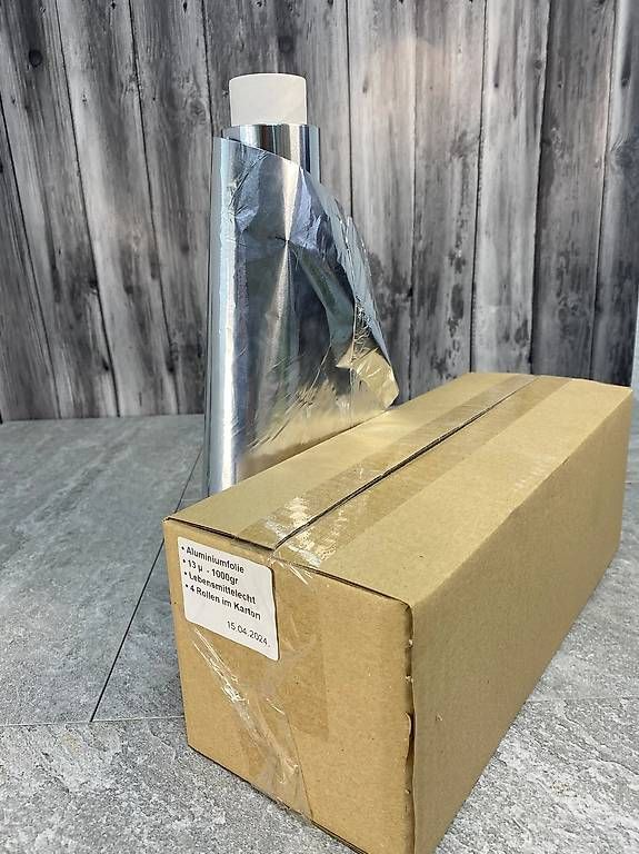 Casse di trasporto: 4x Aluminium rolle Lebensmittelecht Karton – Usato da Niederönz venduto da cornholio88