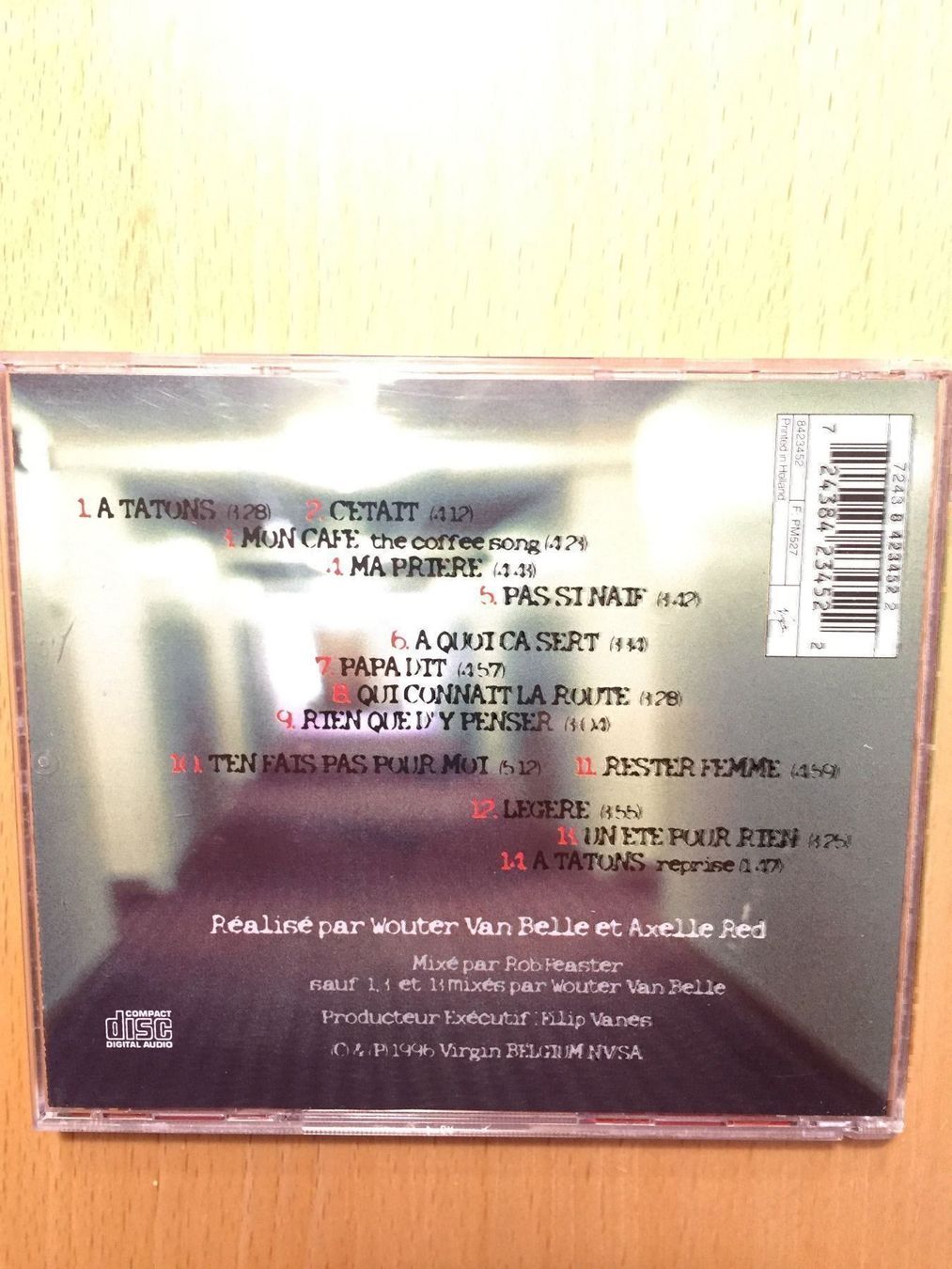 CD: Axelle Red - A Tatons – Usato da Rüti ZH venduto da alumedien 1