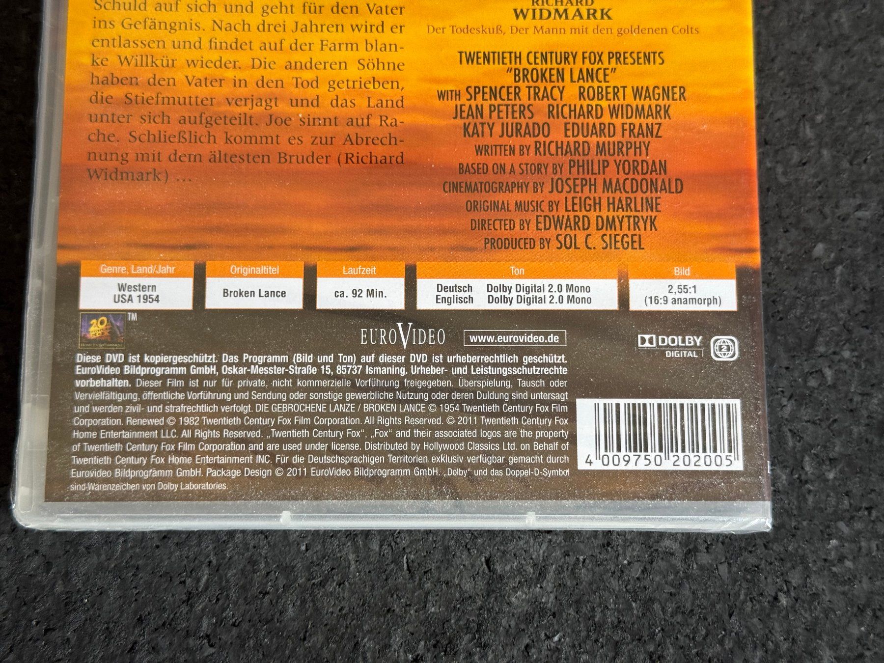 Tutti i DVDs: Die gebrochene Lanze Western DVD DE/EN – Nuovo (secondo la descrizione) da Fribourg venduto da tschjoly 3
