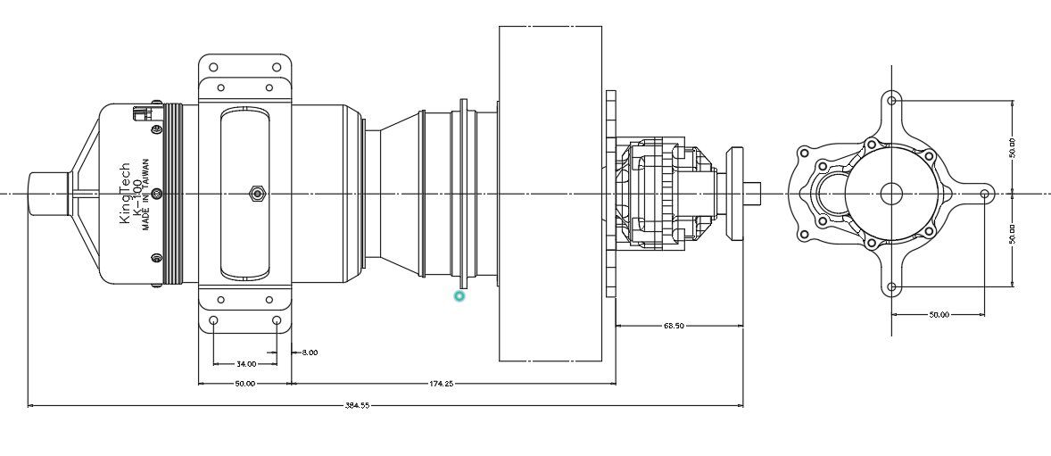 Moteurs: KingTech TurboProp K100TPG4+ – Neuf avec emballage d'origine à Balsthal par Jetline 1