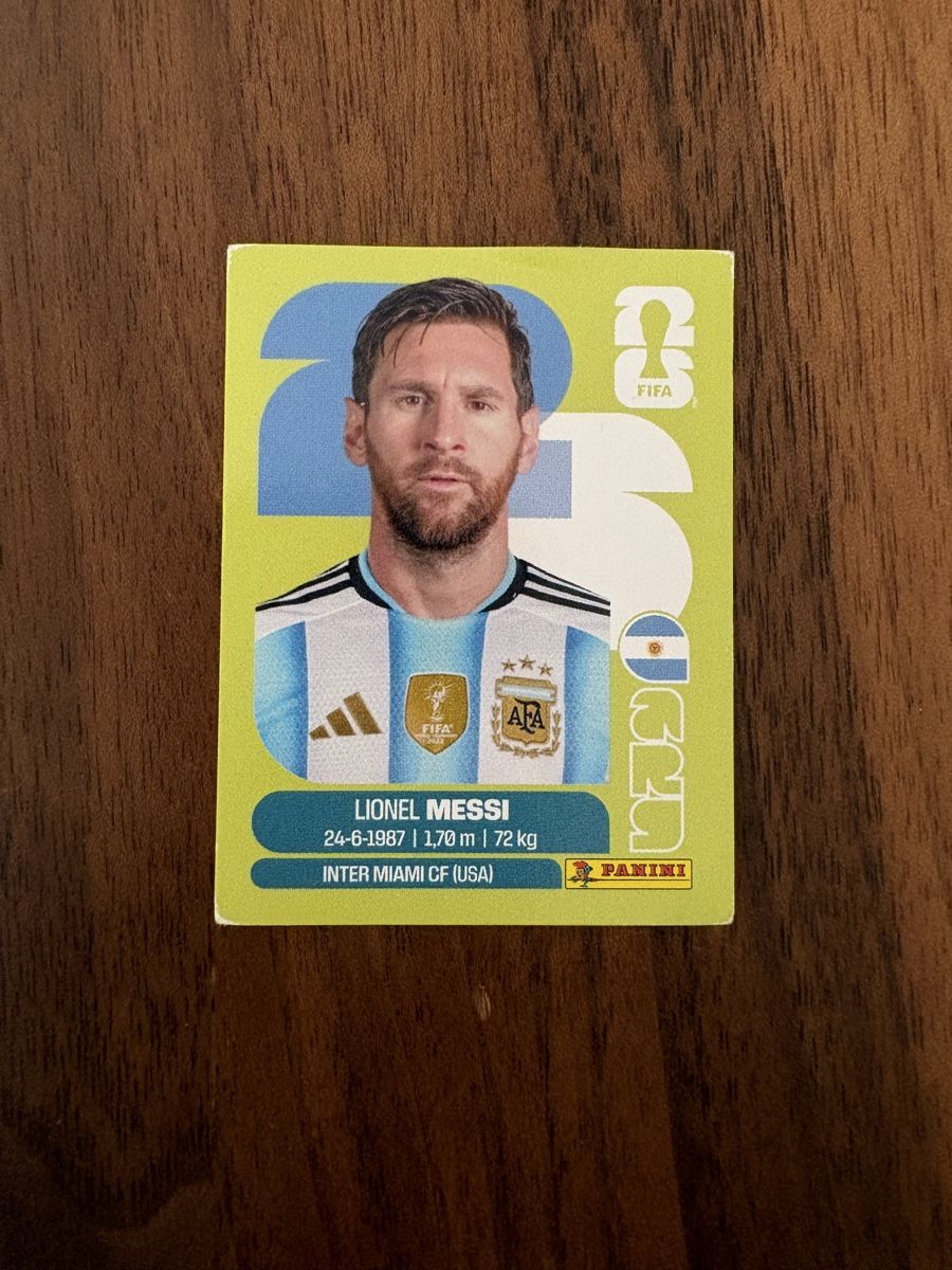 Panini Carte collezionabili: Panini WM 2026 Lionel Messi Sticker – Nuovo (secondo la descrizione) da Menznau venduto da Hetfield85