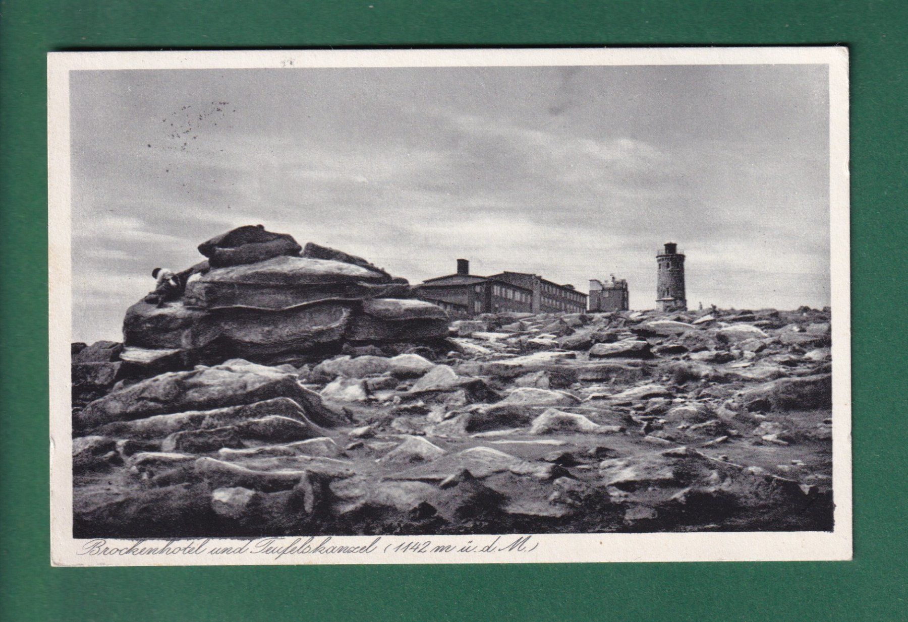 Ansichtskarten: BROCKEN - Hotel - 1935 – Gebraucht aus Pully von nicecards-shop