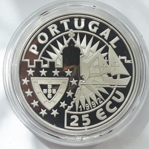 Tutti le monete: Portugal 25 ECU 1992 SILVER PROOF – Nuovo (secondo la descrizione) da Gossau SG venduto da SammlerLarium 1