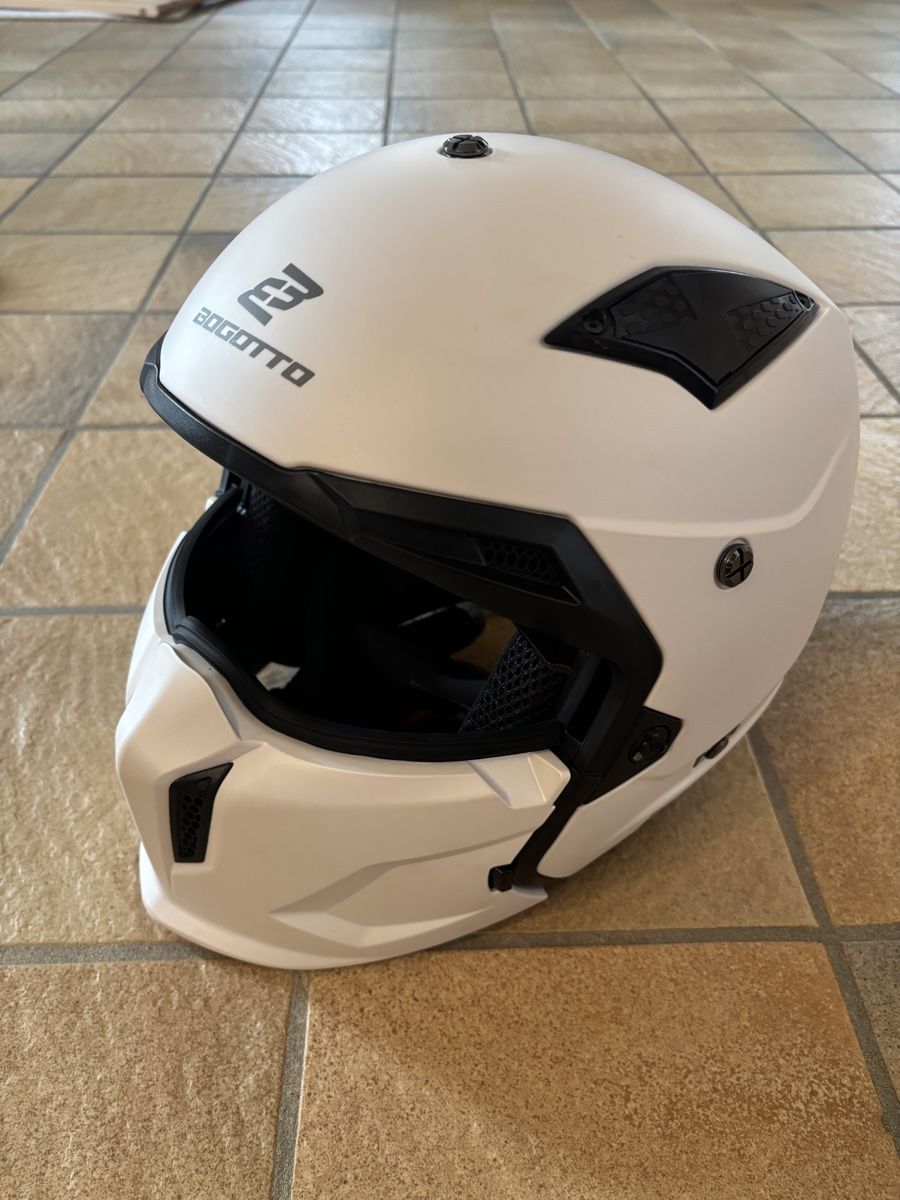 Bogotto Radic 22.06 Jethelm weiss (Neu (gemäss Beschreibung)) in ...