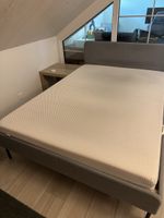 IKEA SLATTUM Bett 140x200 + ÅBYGDA Matratze