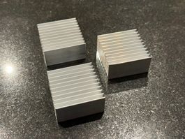 3x Aluminium Kühlkörper