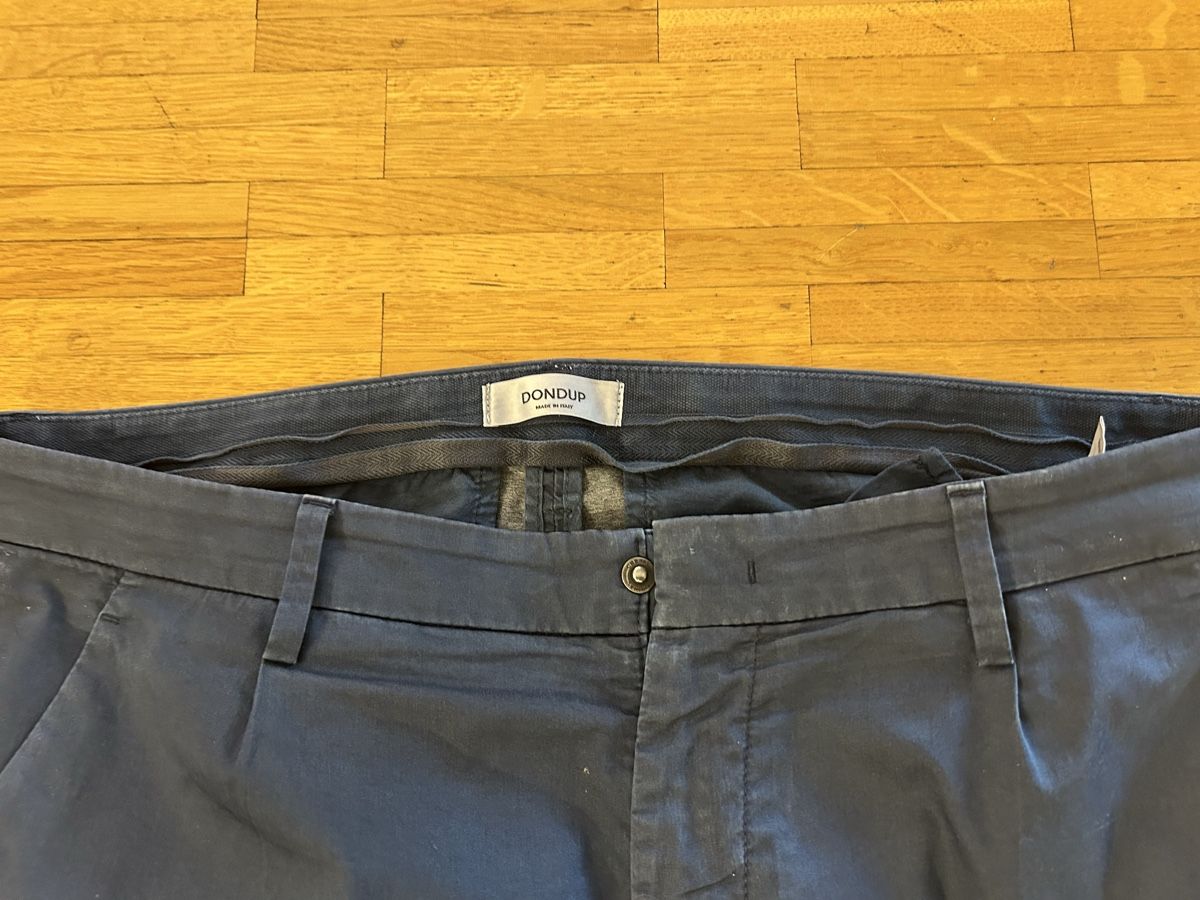 Dondup Pantaloni: Dondup, pantalon coton, bleu, taille 35 – Usato da Lausanne venduto da lavirgule 2