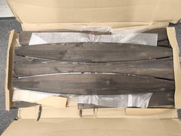 Bank Holzbank Holz massiv dunkel - NEU & Originalverpackt
