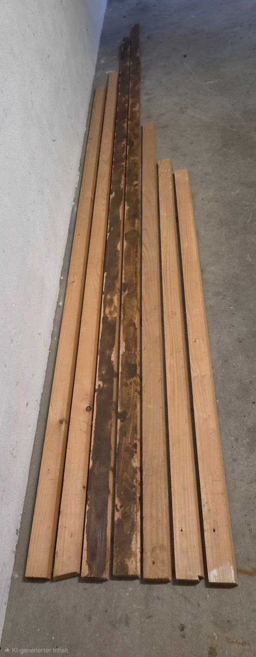 Articoli in legno: Holzlatten abgeschrägt – Usato da Bischofszell venduto da -fr-5