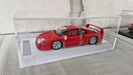 1:18 Ferrari F40 1987 (with showcase), red Motorhelix MH0XX2