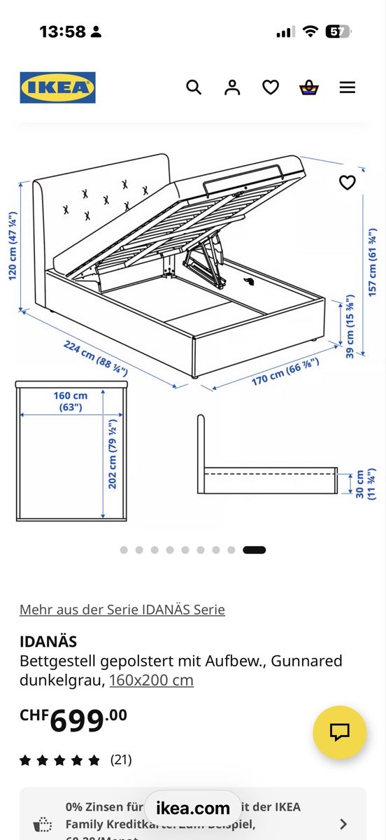 Betten: Bett 160/200  – Gebraucht aus Winkel von Olirickli05 3