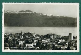 Lausanne, Vue générale, ungelaufen, ca. 1931
