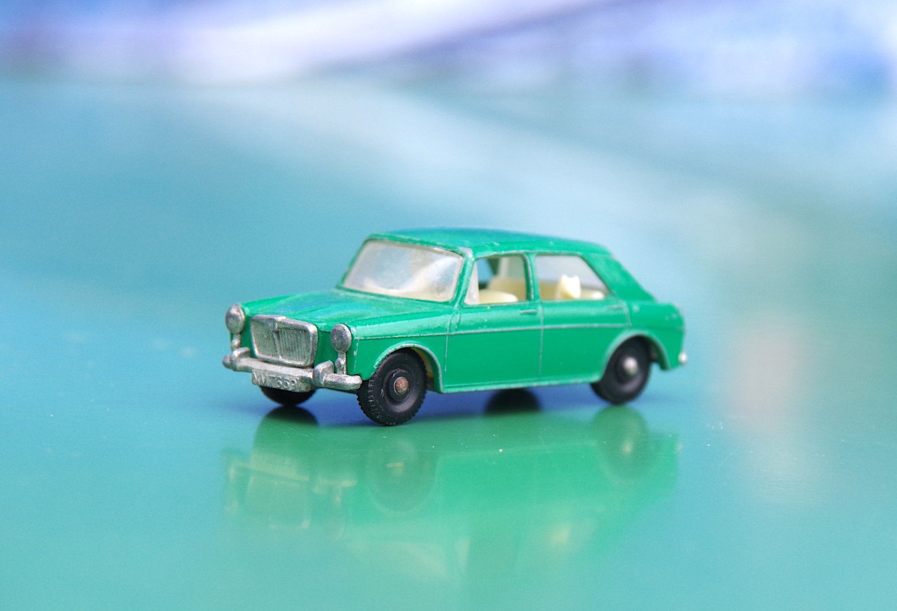 Matchbox No. 64 MG 1100, grün (Regular Wheels) (Gebraucht) in
