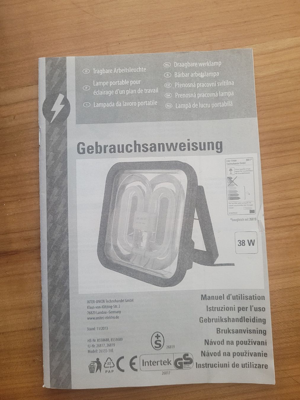 Osram Lampes: Tragbare Arbeitsleuchte 38W mit 2 Steckdosen, neu – Neuf (Voir description) à Schafisheim par jurafl4 3