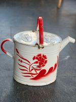 Vintage Emaille Giesskanne, Wasserkanne, Shabby Chic Emaille