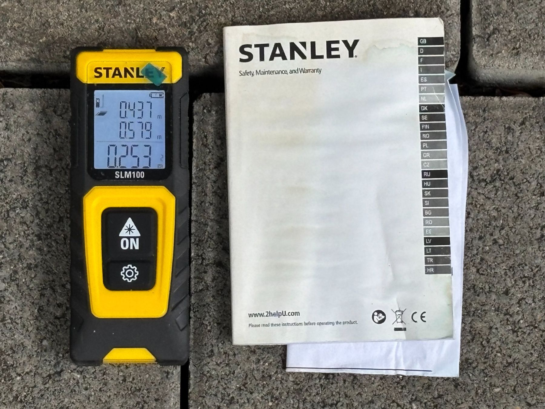 Stanley Messen: Stanley Entfernungsmesser SLM100 – Gebraucht aus zürich von Asm_7773