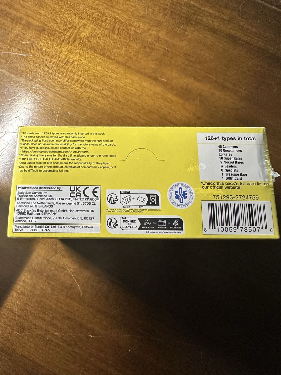Bandai Carte collezionabili: One Piece OP-07 Display Booster Box (ENG) – Nuovo e nell'imballaggio originale da Dietikon venduto da lor_jn7j 3