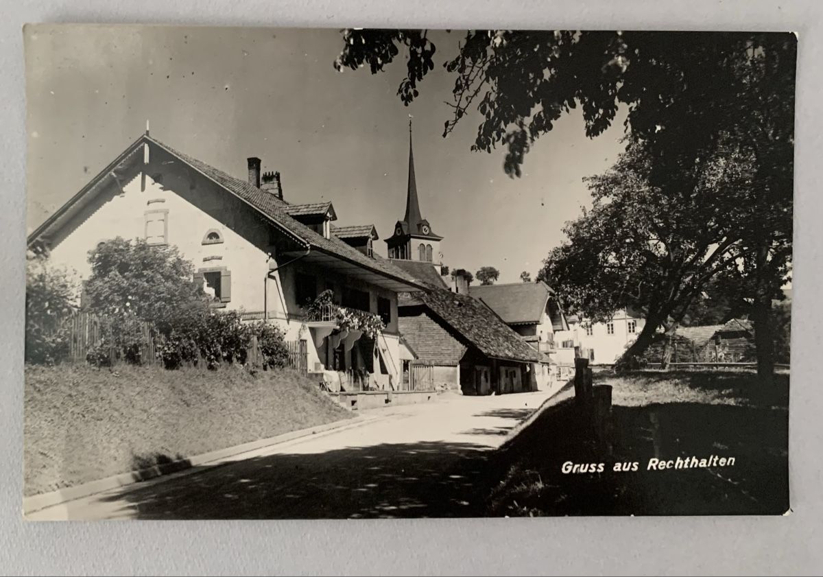 Cartes postales: Ansichtskarten Schweiz - Rechthalten FR – D'occasion à Düdingen par polytropon_5 2