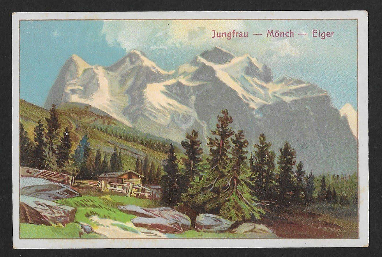 Sammelbilder & Trading cards: Cailler Milch Chocolade : Jungfrau - Mönck - Eiger (1920s) – Gebraucht aus Genève von Brindisina2019