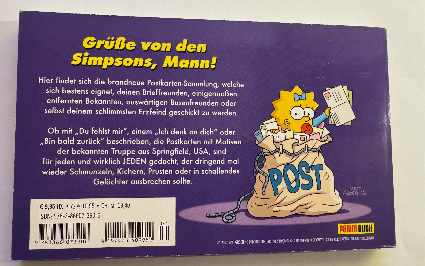 Fumetti: SIMPSONS Postkartenbuch mit 32 ausreissbare Postkarten ! – Nuovo (secondo la descrizione) da Hedingen venduto da Wowi 9