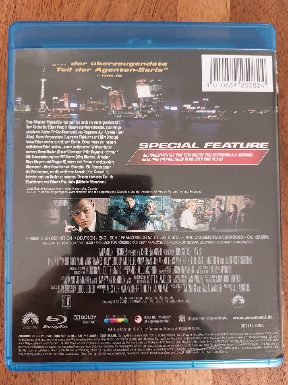 Tutti i DVDs: Blu Ray - Mission Impossible III 3 – Usato da Rheinfelden venduto da FilmAuktion 1