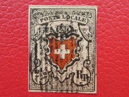 Poste Locale: 14I.b, T.32, TIEFSCHWARZ + fehlerfrei +Attest