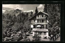 Wengen, vor der Kur-Pension Alpenblick