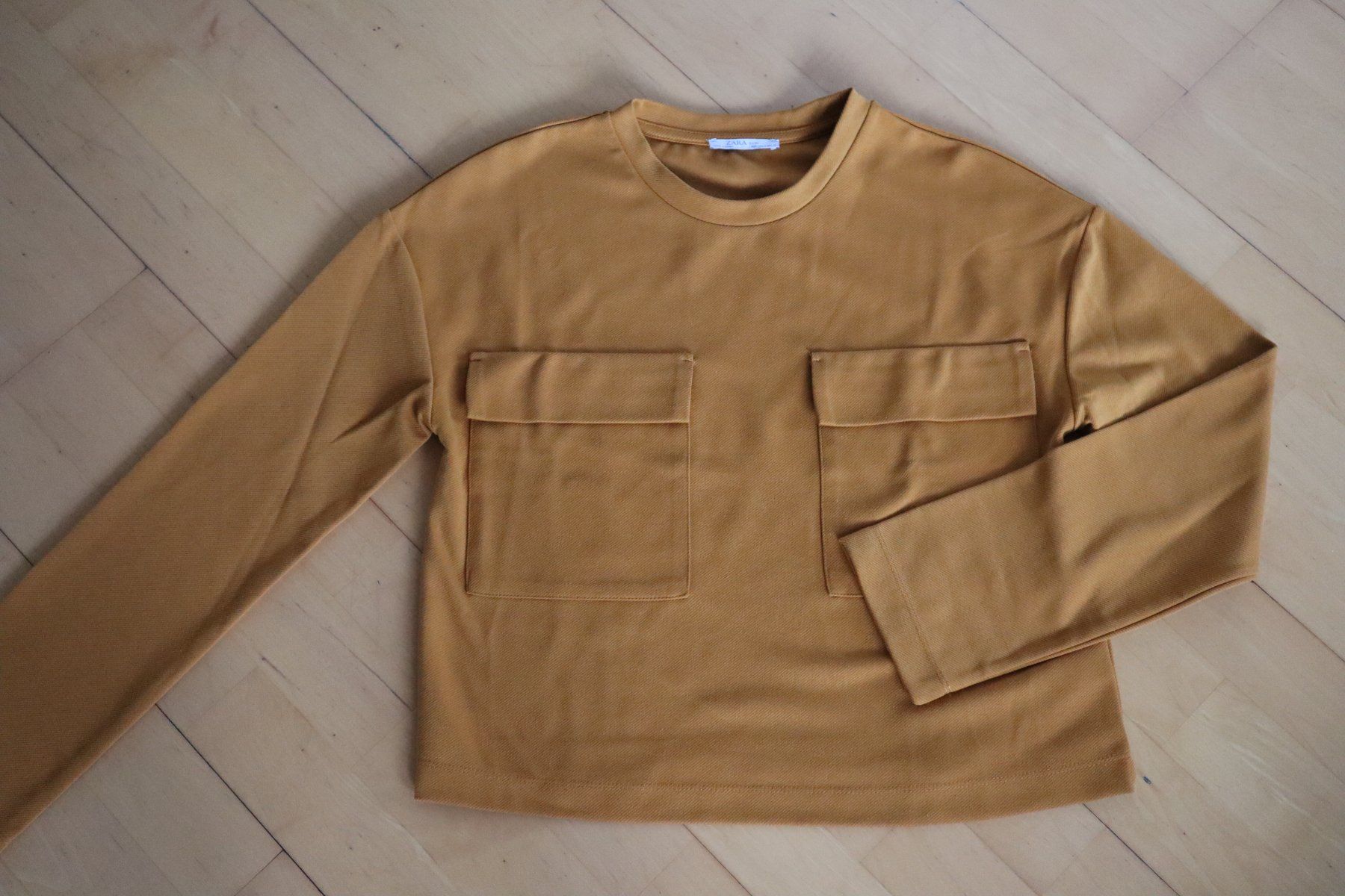 Zara Maglioni & Felpe: Pullover, Gr. S, okker, kastig geschnitten – Nuovo (secondo la descrizione) da Wattwil venduto da diamant1 4
