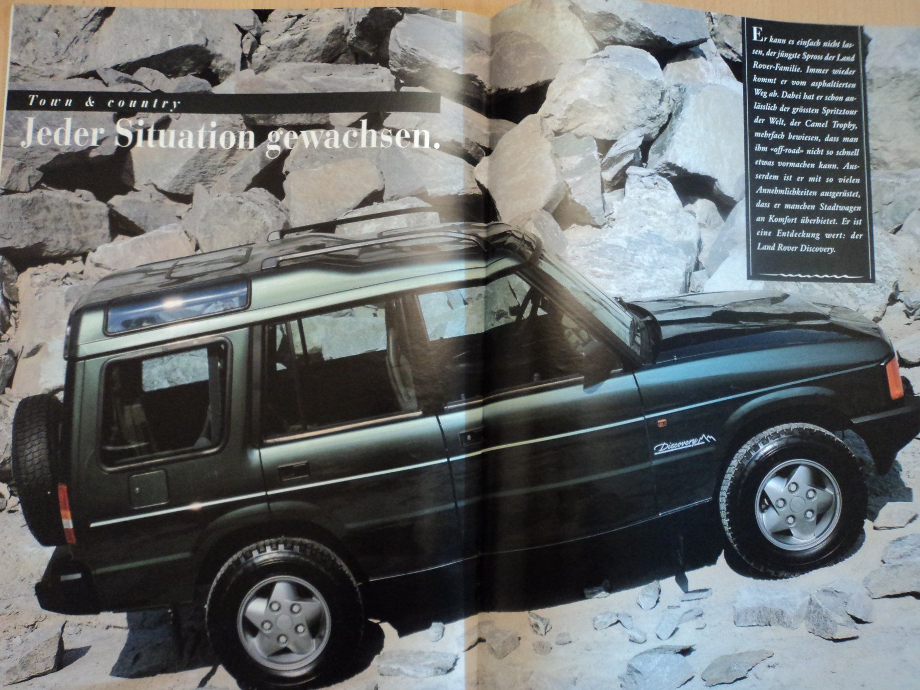 Rover Dokumente: Prospekt Rover Gesamtprogramm 1993 mit Mini, Discovery usw. – Gebraucht aus Schwarzenburg von modelCARama 1