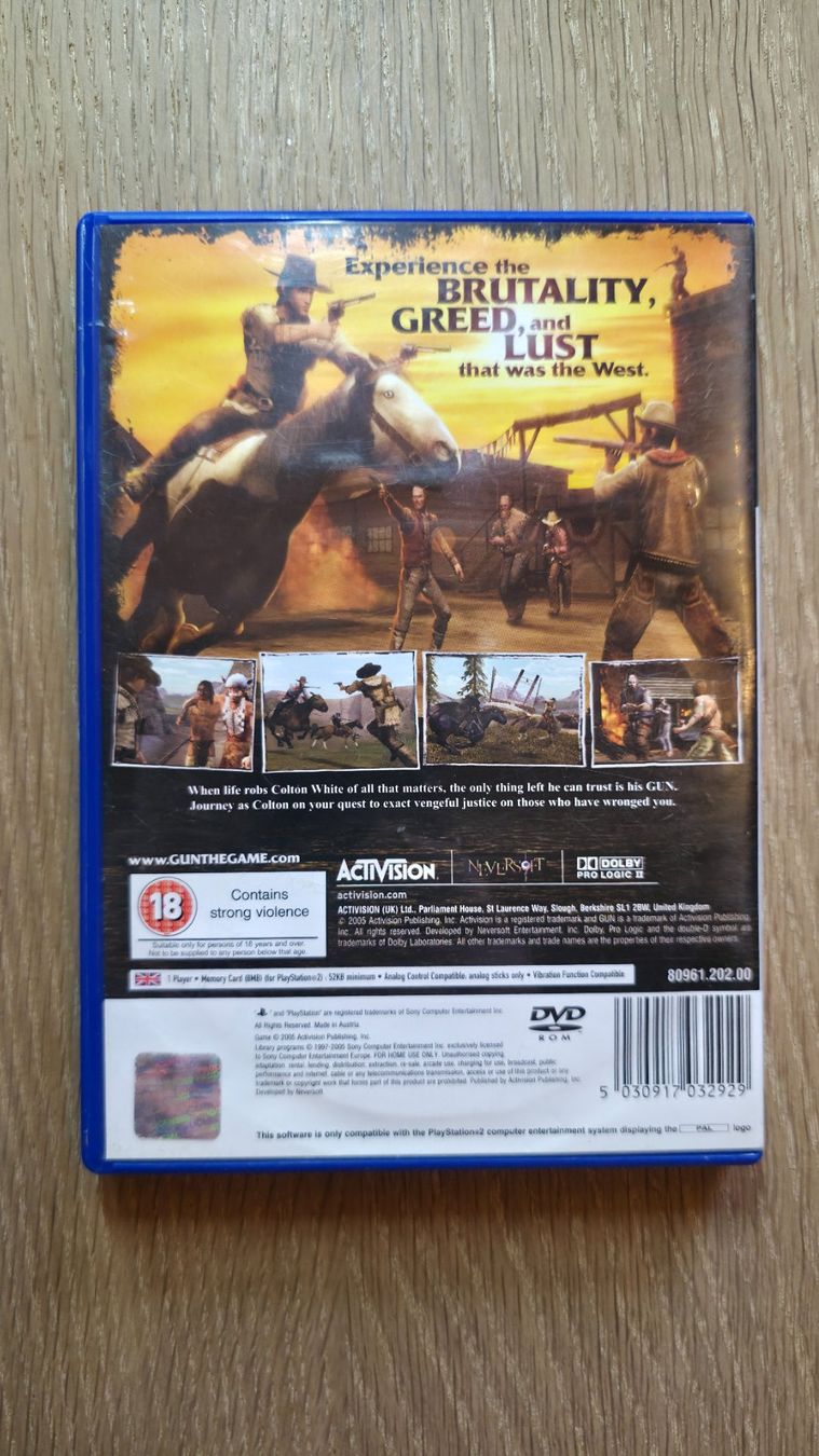 Sony Giochi: PS2, Game, PlayStation 2, Activision, GUN, OVP – Usato da Sirnach venduto da TheMrFreeman 1