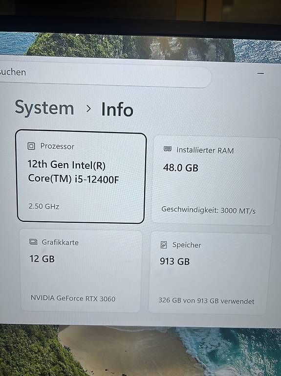 Nvidia PC: Gaming Pc RAM 48GB VRAM 12GB – Usato da Basel venduto da zar_792n 2