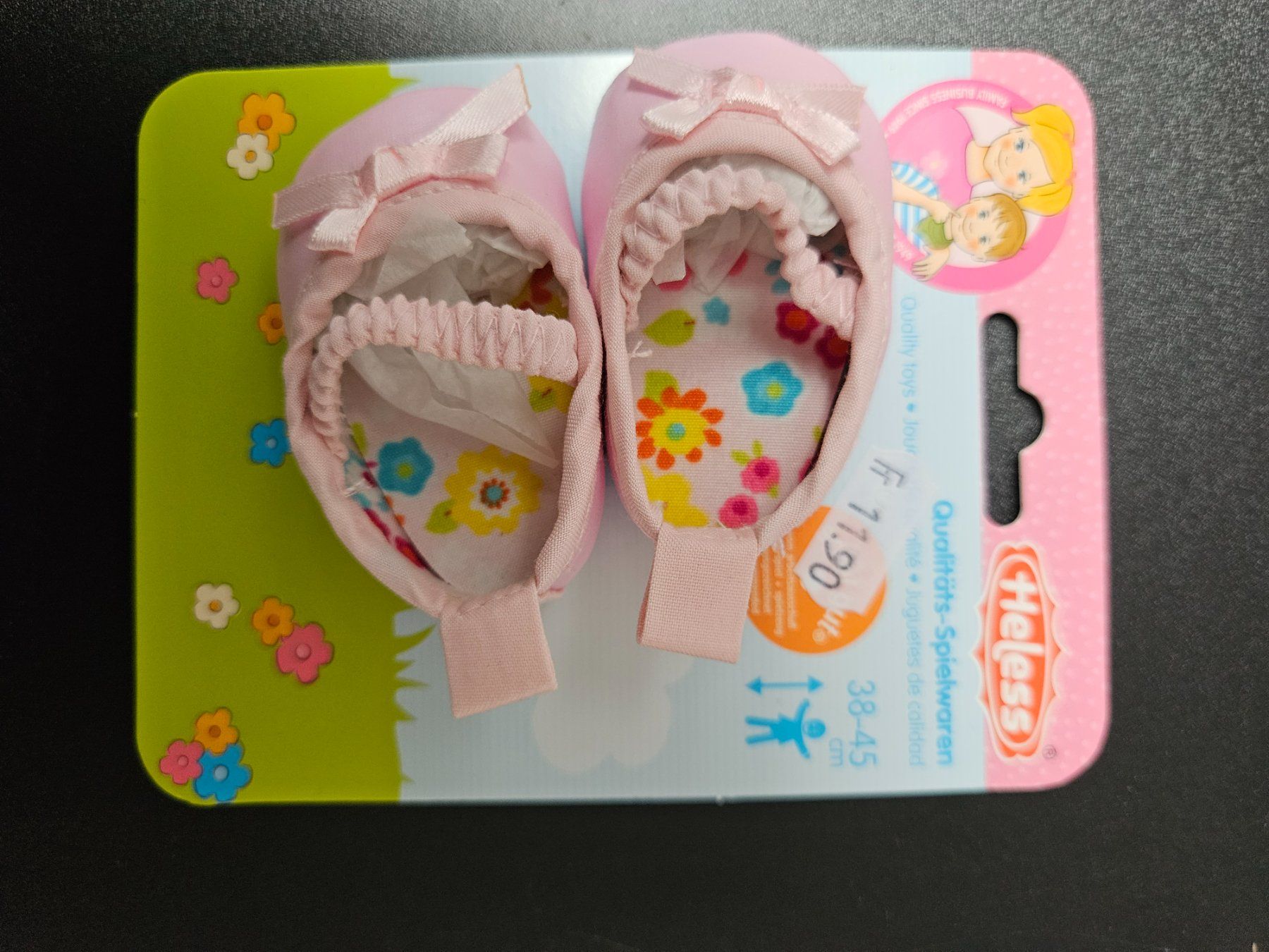 Bambole: Neu - Heless - Puppenschuhe rosa 38-45cm – Nuovo e nell'imballaggio originale da Dagmersellen venduto da Jarsetz_Restposten