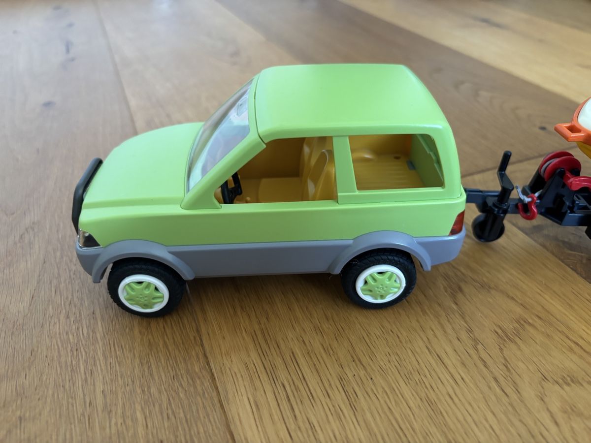 Playmobil Giocattoli: Playmobil Auto mit Boot und Anhänger – Usato da Grosswangen venduto da Sunnyday35 3