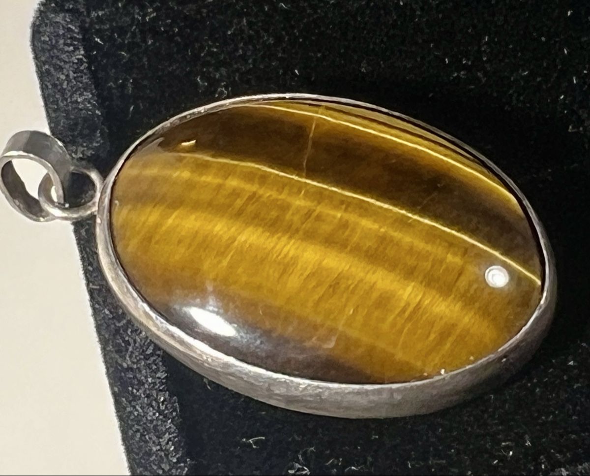 Ciondoli: Pendentif Oeil de Tigre Argent 925 – Usato da Genève venduto da DELIRBEADS 2