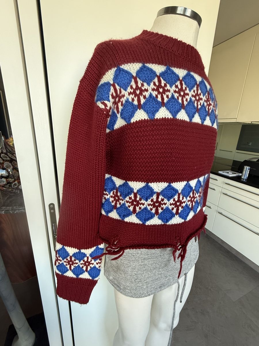 Dsquared2 Maglioni & Felpe: Dsquared2 Pullover, Size M, Burgundy, New Winter Collection – Usato da Zürich venduto da Jomed6 1