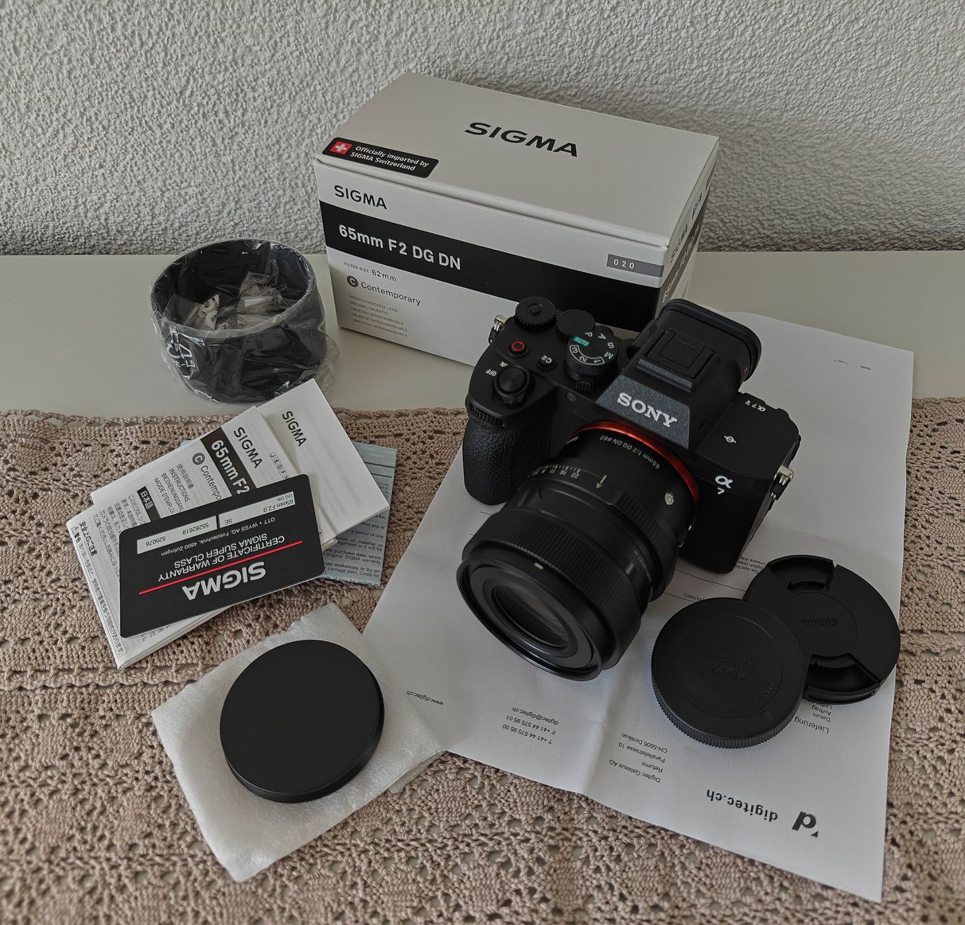 Sigma Obiettivi: SONY Objektiv Sigma 65 mm F2 DG DN – Usato da Seengen venduto da Iraeber