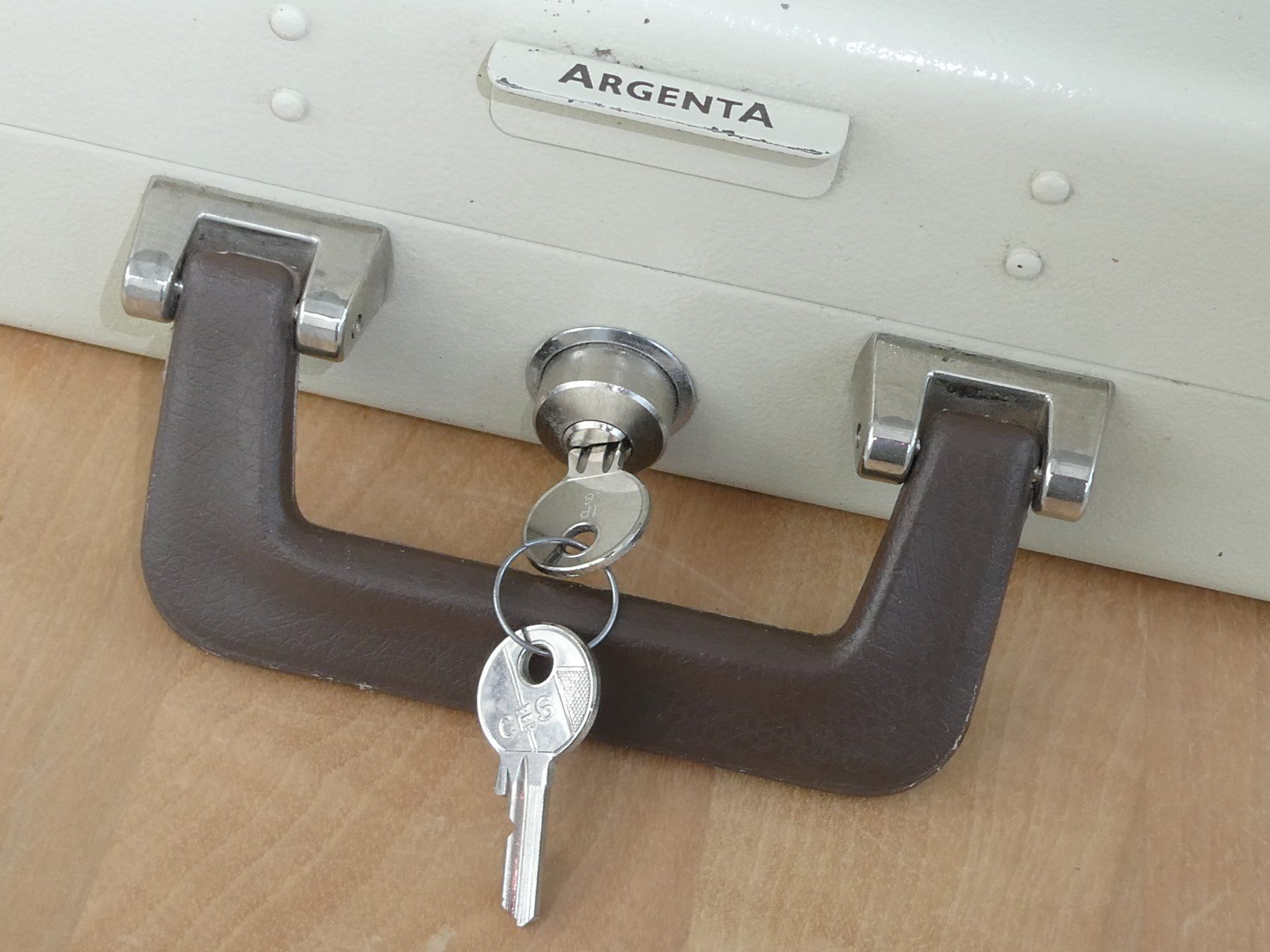Registratore di cassa: Geldkassette Rieffel Argenta – Usato da Beromünster venduto da legolas_mt-gd 2