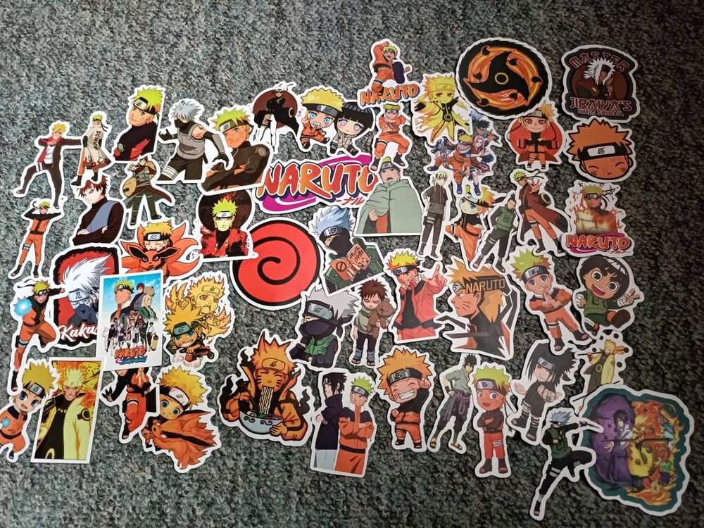 50x Naruto Sticker Aufkleber
