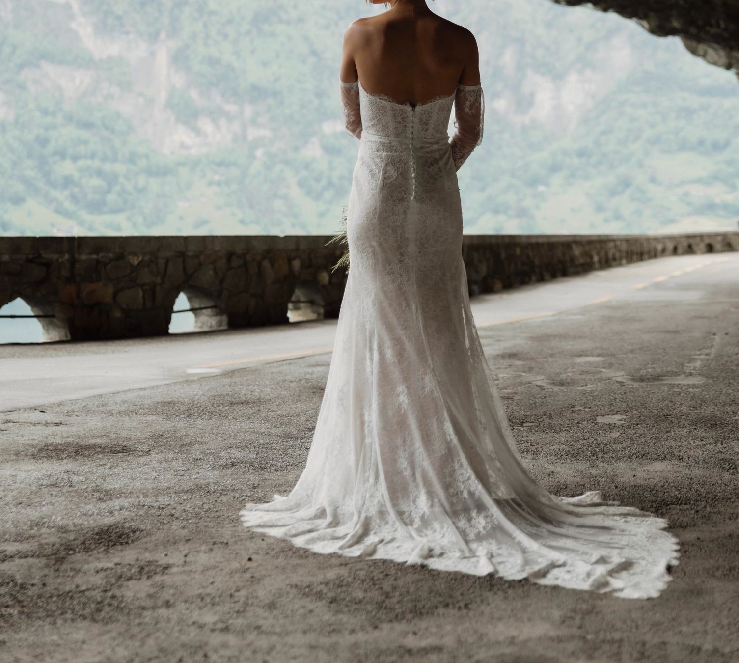 Vestiti: Secondhand Brautkleid von Blanche, Grösse 34-36 – Usato da Brunnen venduto da Herzig-Brautmode 6
